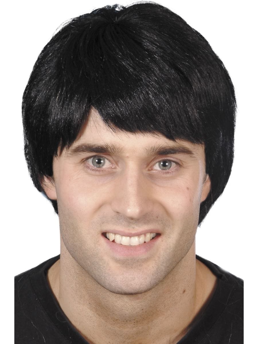 Black Guy Wig Online Party Store 1970's Disco Fancy Dress Costume
