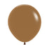 Fashion Mocha Latex Balloons 45cm 6pk