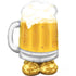 AirLoonz Big Beer Mug Foil Balloon 78cm x 124cm Each