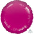 Metallic Fuchsia Circle Foil Balloon 45cm Each