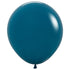 Fashion Deep Teal Latex Balloons 45cm 6pk
