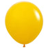 Fashion Honey Yellow Latex Balloons 45cm 6pk