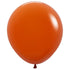 Fashion Sunset Orange Latex Balloons 45cm 6pk