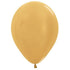 Metallic Gold Latex Balloons 30cm 50pk