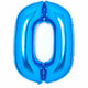 Balloon - Supershapes, Numbers & Letters Blue / 0 Large Number Foil Balloon Each