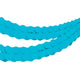 Decorations - Banners, Flags & Streamers Caribbean Blue Tissue Paper Garland FSC 4m Each