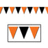 Orange & Black Printed Banner 43cm x 914cm Each