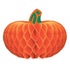 Pumpkins Honeycomb Centrepiece 12cm 4pk