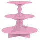 Tableware - Cupcake Stand & Cases New Pink Cupcake 3 Tier Treat Stand 29cm Each