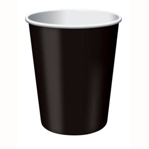 Tableware - Cups Black Paper Cups 266ml 24pk