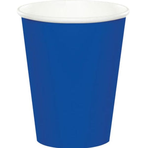 Tableware - Cups Blue Paper Cups 266ml 24pk