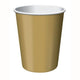 Tableware - Cups Gold Paper Cups 266ml 24pk