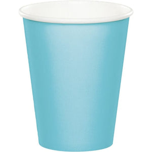 Tableware - Cups Pastel Blue Paper Cups 266ml 24pk