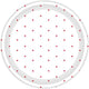 Tableware - Plates Apple Red Dots Round NPC Dessert Paper Plates FSC 17cm 8pk