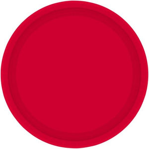 Tableware - Plates Apple Red Round Dessert Paper Plates NPC 17cm 20pk