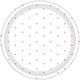 Tableware - Plates Bright Pink Dots Round NPC Dessert Paper Plates FSC 17cm 8pk