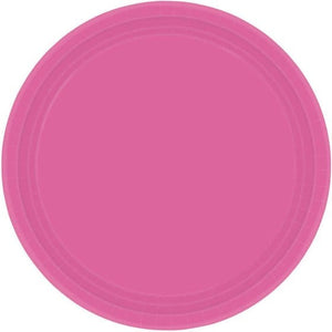 Tableware - Plates Bright Pink Round NPC Dessert Paper Plates FSC 17cm 20pk