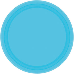 Tableware - Plates Caribbean Blue Round NPC Dessert Paper Plates FSC 17cm 20pk