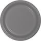 Tableware - Plates Glamour Gray Banquet Paper Plates 26cm 24pk