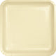 Tableware - Plates Ivory Square Dinner Paper Plates 23cm 18pk