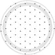 Tableware - Plates Jet Black Dots Round NPC Dessert Paper Plates FSC 17cm 8pk