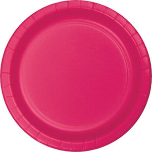 Tableware - Plates Magenta Lunch Paper Plates 18cm 24pk