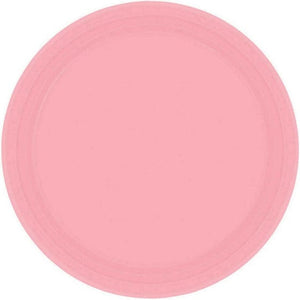 Tableware - Plates New Pink Round Dessert Paper Plates NPC 17cm 20pk