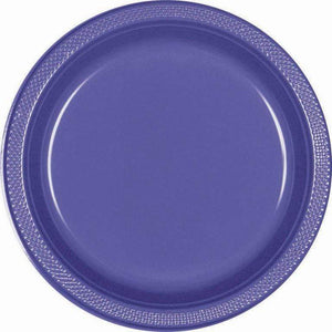 Tableware - Plates New Purple Dessert Plastic Plates 17cm 20pk