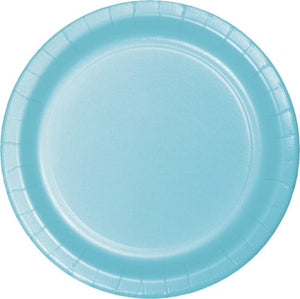 Tableware - Plates Pastel Blue Lunch Paper Plates 18cm 24pk