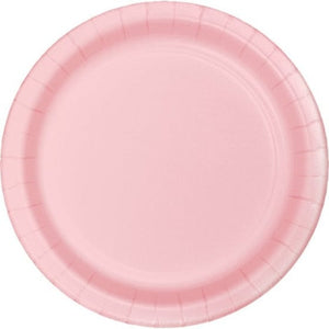 Tableware - Plates Pink Lunch Paper Plates 18cm 24pk