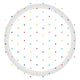 Tableware - Plates Rainbow Dots Round NPC Dessert Paper Plates FSC 17cm 8pk