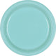 Tableware - Plates Robin's Egg Blue Dessert Plastic Plates 17cm 20pk