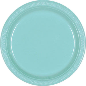 Tableware - Plates Robin's Egg Blue Lunch Plastic Plates 23cm 20pk