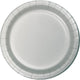 Tableware - Plates Shimmering Silver Banquet Paper Plates 26cm 24pk