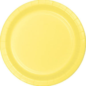 Tableware - Plates Sunshine Yellow Lunch Paper Plates 18cm 24pk