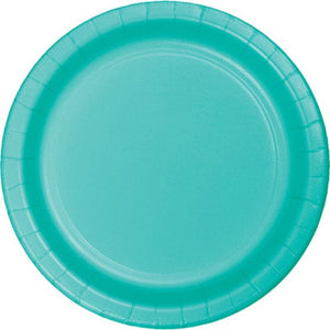Tableware - Plates Teal Lunch Paper Plates 18cm 24pk