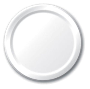 Tableware - Plates White Lunch Paper Plates 18cm 24pk