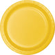 Tableware - Plates Yellow Lunch Paper Plates 18cm 24pk
