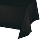Tableware - Table Covers Black Plastic Tablecover 137cm x 274cm Each