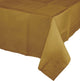 Tableware - Table Covers Gold Tissue & Plastic Back Tablecover 137cm x 274cm Each