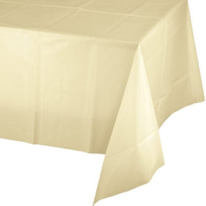 Tableware - Table Covers Ivory Plastic Tablecover 137cm x 274cm Each