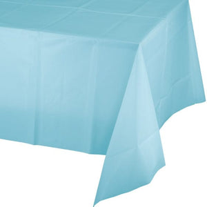 Tableware - Table Covers Pastel Blue Plastic Tablecover 137cm x 274cm Each