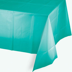 Tableware - Table Covers Teal Plastic Tablecover 137cm x 274cm Each