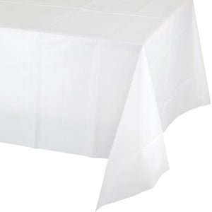 Tableware - Table Covers White Plastic Tablecover 137cm x 274cm Each