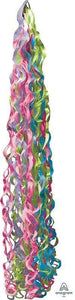 Amscan_OO Balloon - Accessories - Sticks, HiFloats, Pumps Twirlz Jewel Tone Balloon Tail 86cm Each
