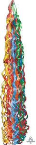Amscan_OO Balloon - Accessories - Sticks, HiFloats, Pumps Twirlz Primary Balloon Tails 86cm Each