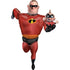 Incredibles 2 Mr Incredible AirWalkers Foil Balloon 88cm x 170cm Each