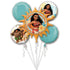 Moana Foil Balloon Bouquet 5pk