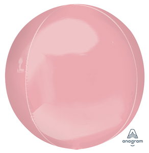 Amscan_OO Balloon - Bubble, Orbz & Cubez Pastel Pink Orbz Foil Balloons 38cm x 40cm  Each