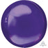 Purple Orbz Foil Balloons 38cm x 40cm  Each